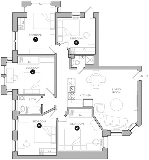 101 S 39th St 1-5 Beds Apartment, Student for Rent - Photo Gallery 55